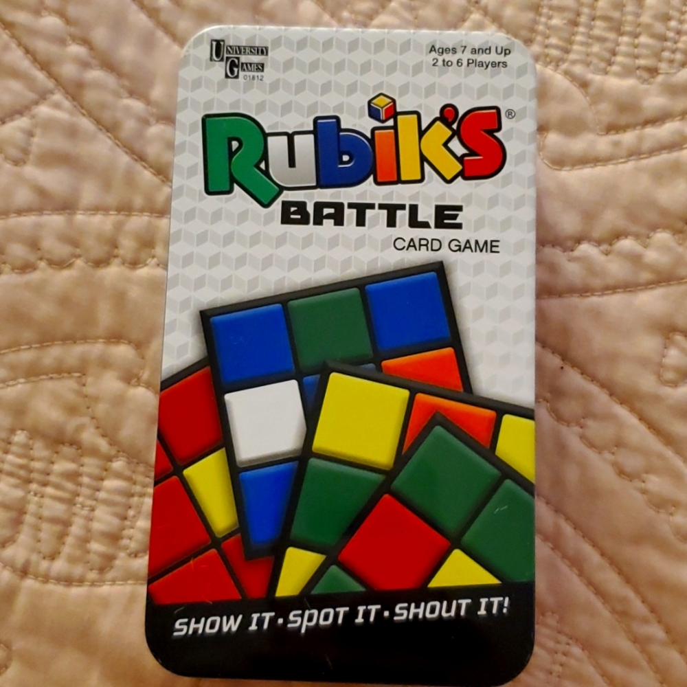 Rubik's Battle card game|Ages 7+